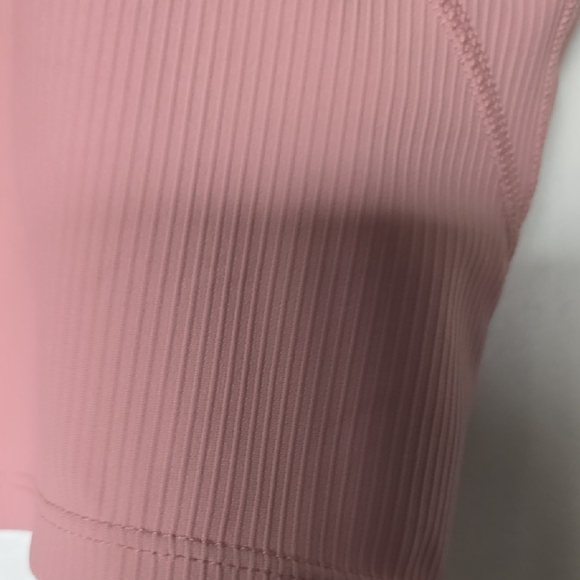 Pink Ribbed Tank Top - Picture 4 of 5